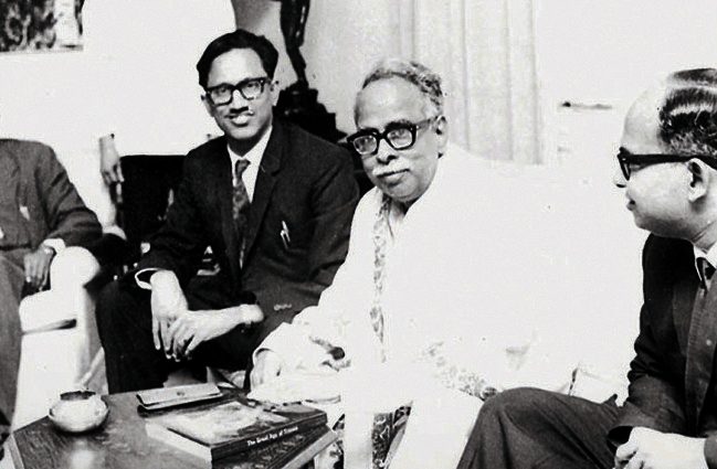 Annadurai with Anbazhagan