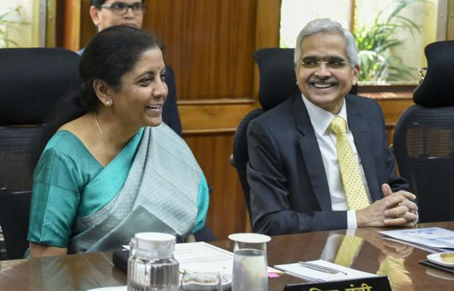 nirmala sitharaman and shaktikanta das